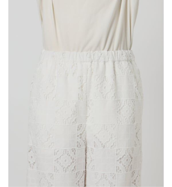 SLOBE IENA「コットンレースイージーパンツ」|その他|