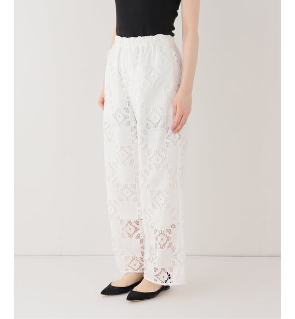 SLOBE IENA「コットンレースイージーパンツ」|その他|
