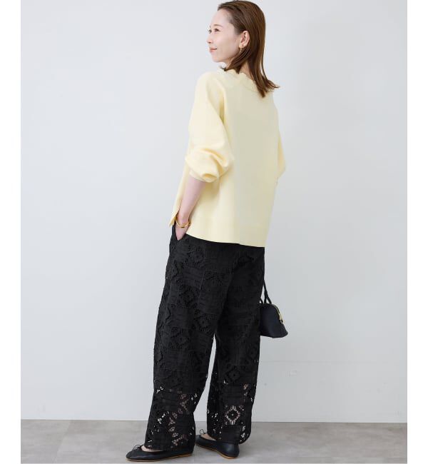 SLOBE IENA「コットンレースイージーパンツ」|その他|