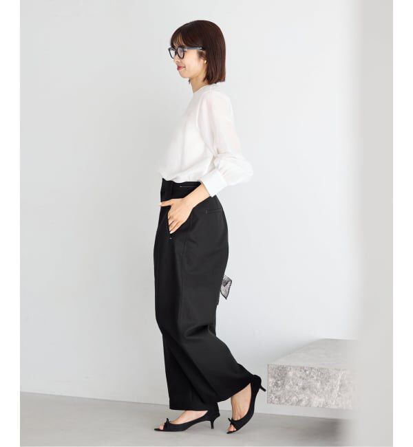 IENA「ダブルクロスバレルパンツ」|その他|