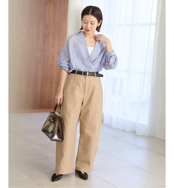 IENA「ダブルクロスバレルパンツ」|その他|