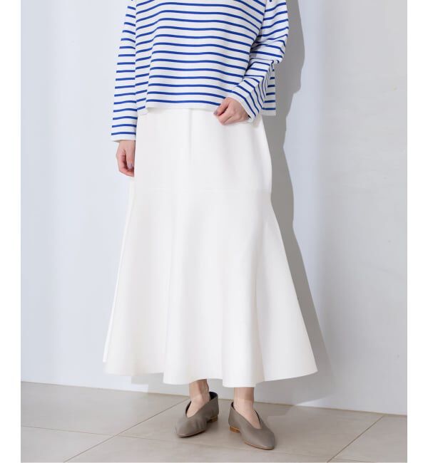 IENA「ファインコットンスムーススカート」|スカート|
