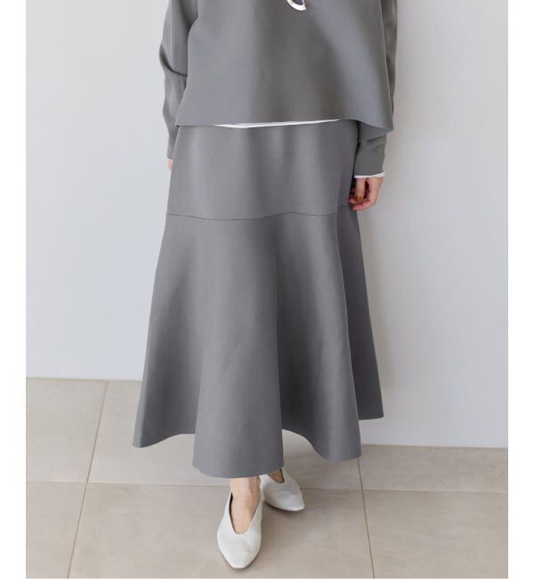 IENA「ファインコットンスムーススカート」|スカート|