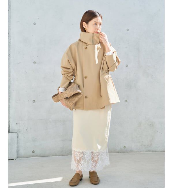 IENA「《一部サイズ別注》VACHEMENT/ヴァシュモン シェルタフタ ショート コート」|その他|