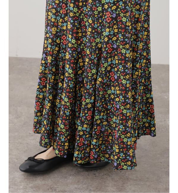 IENA LA BOUCLE「IENA LA BOUCLE Flower プリントスカート」|スカート|