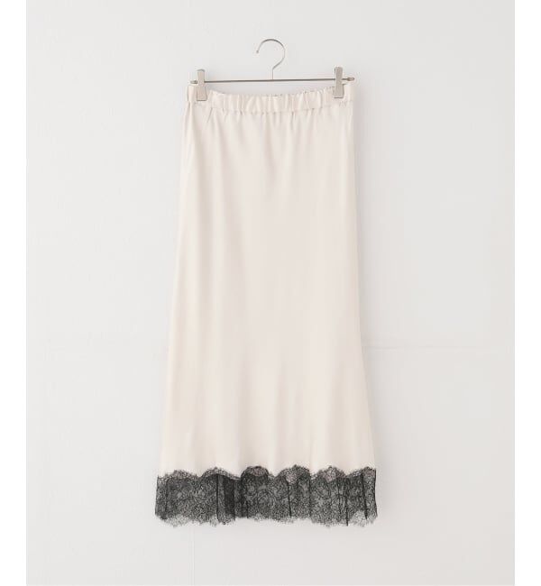 IENA「Maison IENA 別注 Raspail/ラスパイユ Lace Skirt スカート RS-107」|スカート|ホワイト A