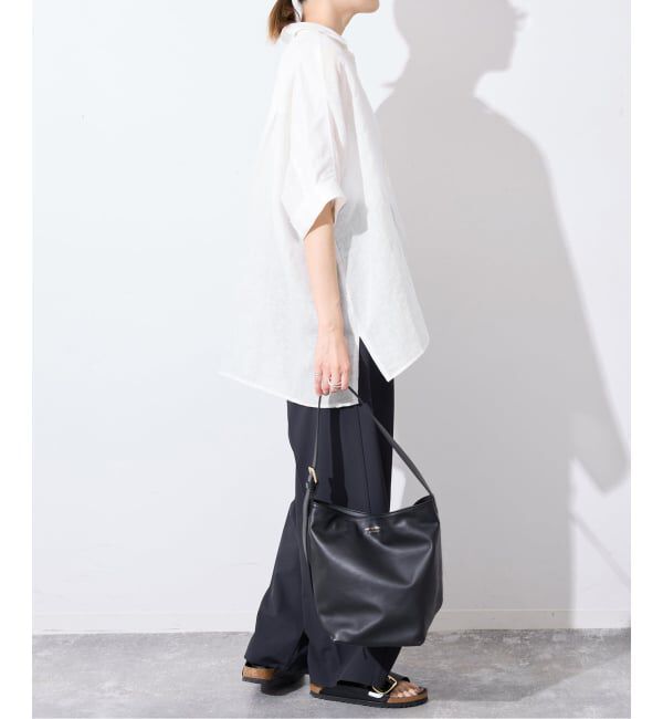 SLOBE IENA「《シリーズあり/予約》リネンコットンBOXシャツ」|シャツ・ブラウス|