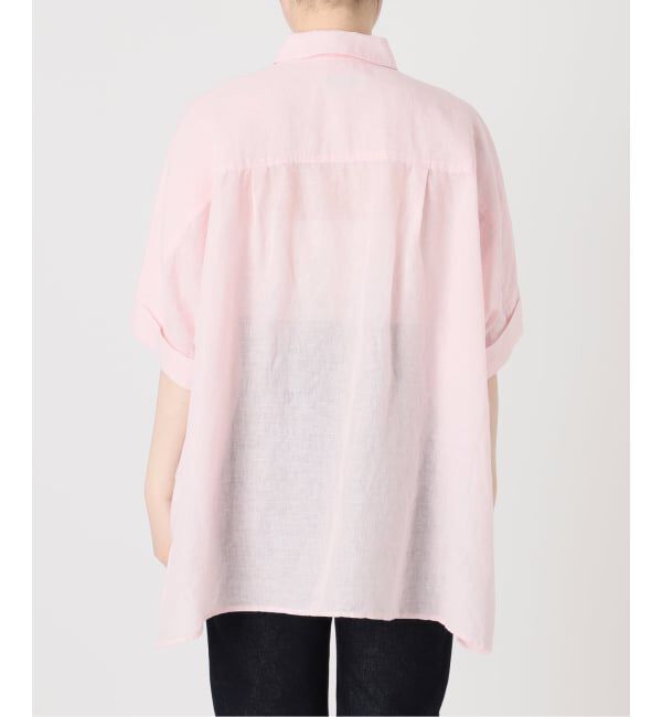 SLOBE IENA「《シリーズあり/予約》リネンコットンBOXシャツ」|シャツ・ブラウス|
