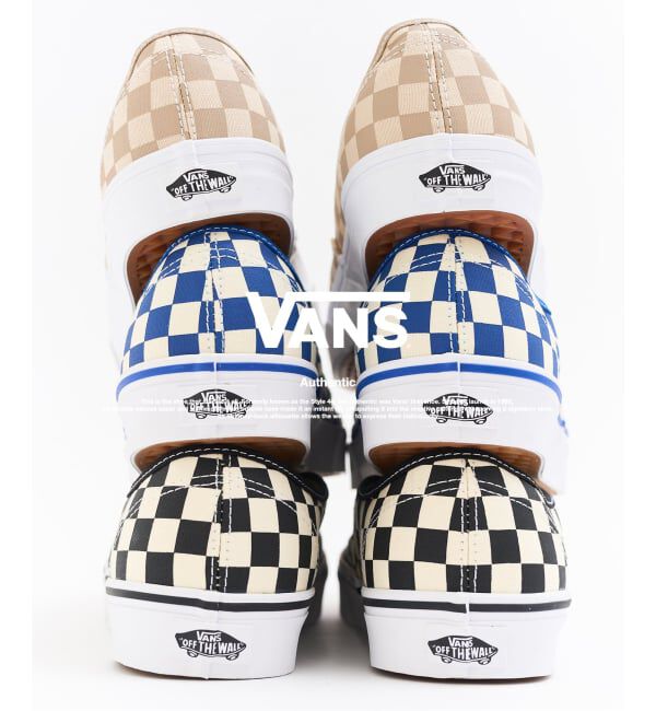 417 EDIFICE「VANS / ヴァンズ Authentic オーセンティック」|スニーカー|