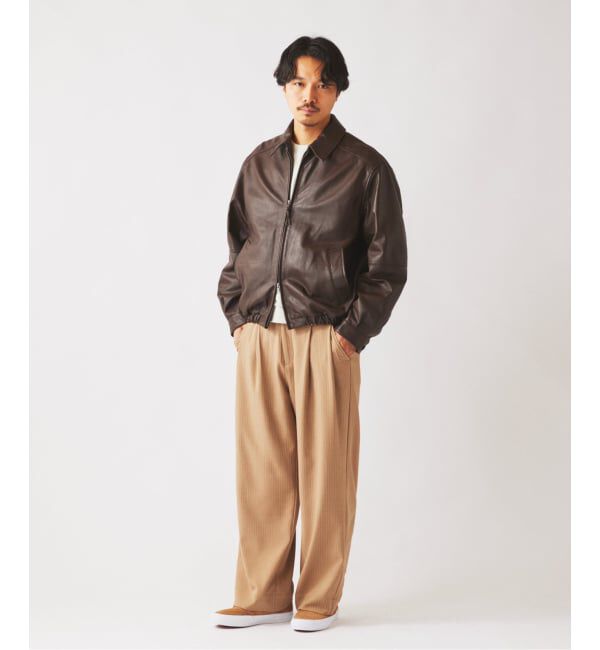 JOURNAL STANDARD relume「ラムレザー ジップジャケット」|ライダースジャケット|