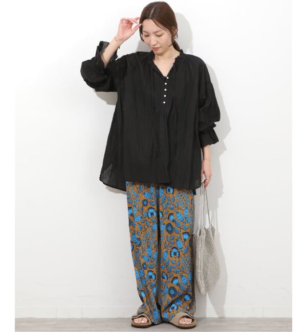 JOURNAL STANDARD relume「コットンボイルクリンクルタックフリルプルオーバー」|シャツ・ブラウス|