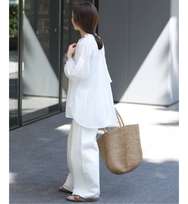 JOURNAL STANDARD relume「コットンボイルクリンクルタックフリルプルオーバー」|シャツ・ブラウス|