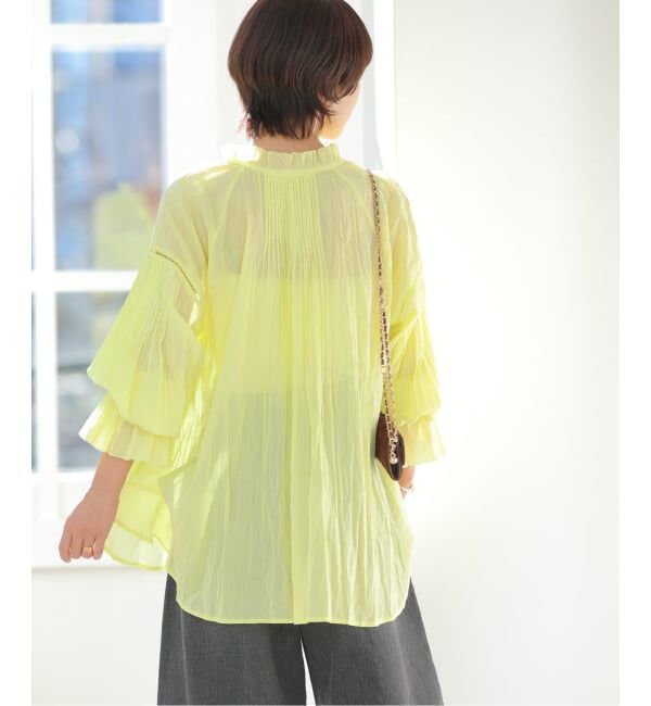 JOURNAL STANDARD relume「コットンボイルクリンクルタックフリルプルオーバー」|シャツ・ブラウス|