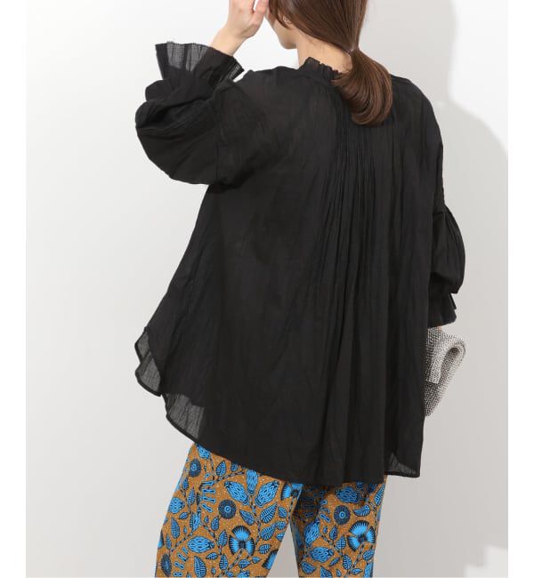 JOURNAL STANDARD relume「コットンボイルクリンクルタックフリルプルオーバー」|シャツ・ブラウス|