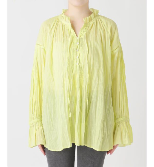 JOURNAL STANDARD relume「コットンボイルクリンクルタックフリルプルオーバー」|シャツ・ブラウス|