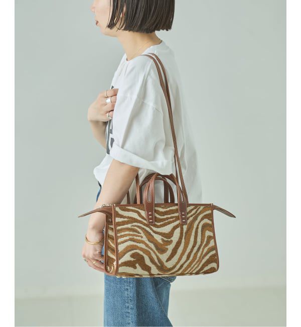 journal standard L'essage「【A VACATION/ア ヴァケーション】SABRINA ZEBRA/Aゼブラ柄バッグ」|ショルダー・メッセンジャー|