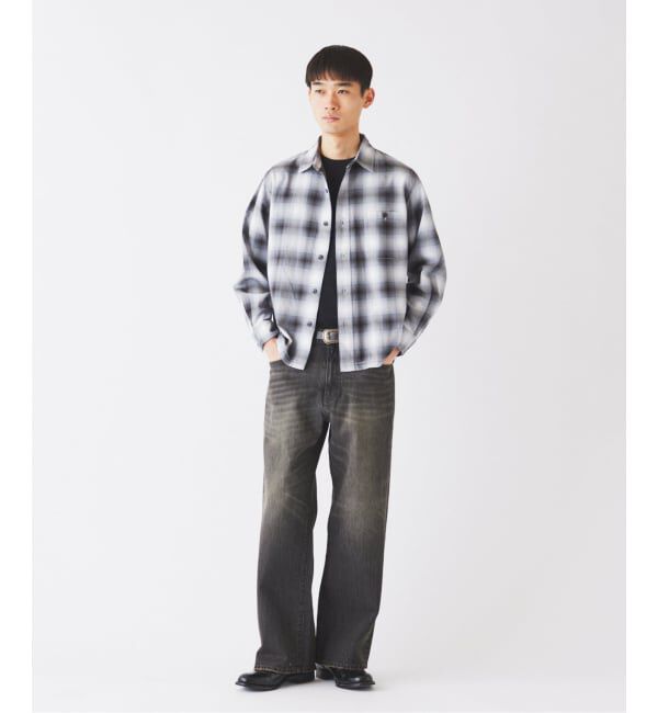 JOURNAL STANDARD relume「スモーキーデニム 11oz ワイドパンツ」|デニム|