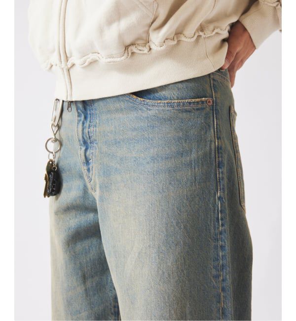 JOURNAL STANDARD relume「スモーキーデニム 11oz ワイドパンツ」|デニム|
