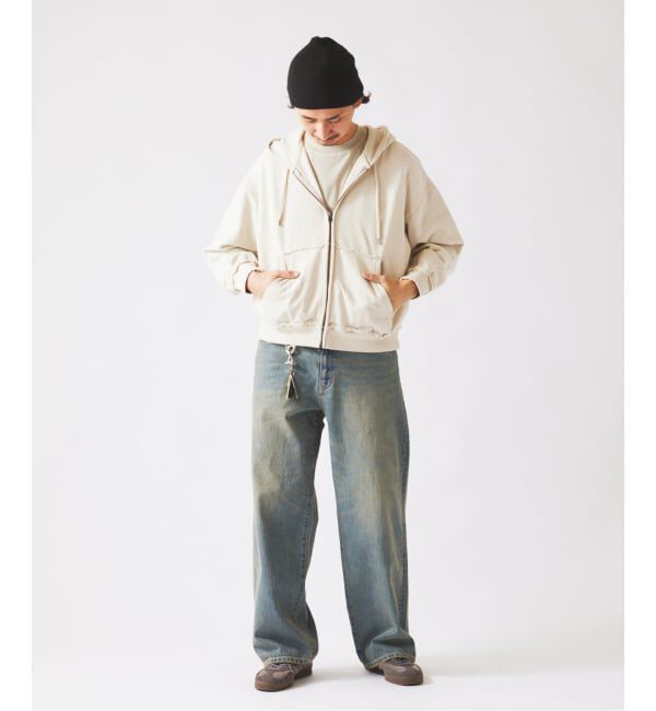 JOURNAL STANDARD relume「スモーキーデニム 11oz ワイドパンツ」|デニム|