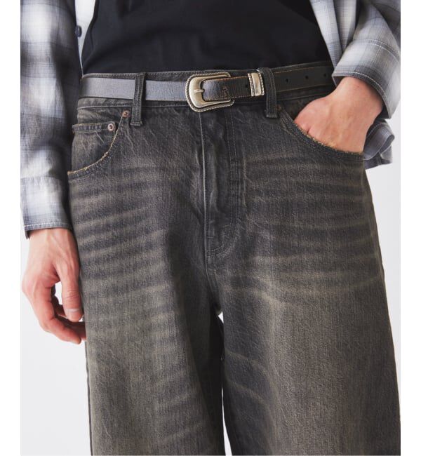 JOURNAL STANDARD relume「スモーキーデニム 11oz ワイドパンツ」|デニム|