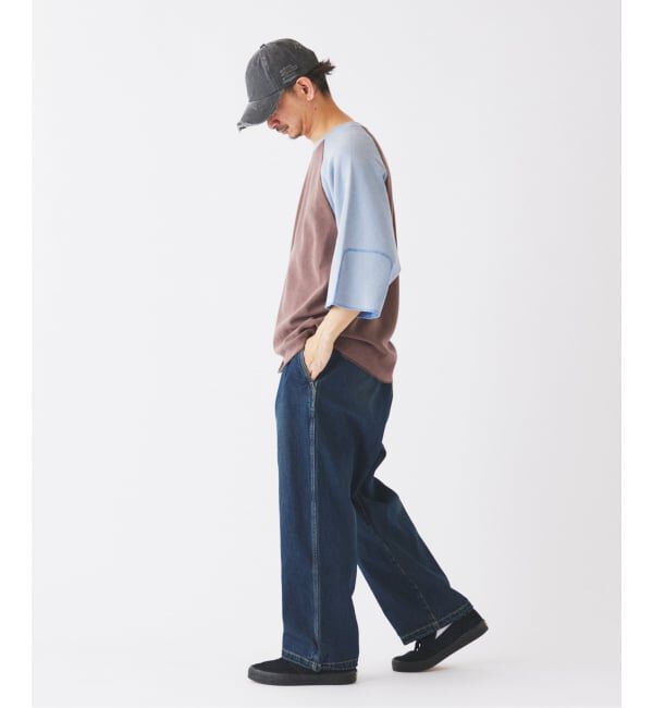 JOURNAL STANDARD relume「スモーキーデニム 11oz オーバーパンツ」|デニム|
