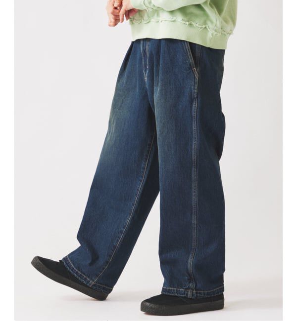 JOURNAL STANDARD relume「スモーキーデニム 11oz オーバーパンツ」|デニム|