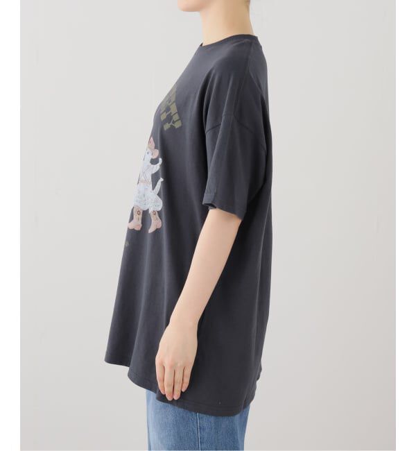 Oriens JOURNAL STANDARD「【OPEN YY / オープンワイワイ】 Knitted PET CLUB KITTY PARTY TEE」|Tシャツ・カットソー|