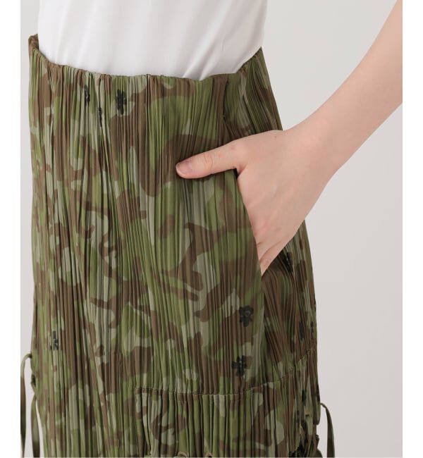 Oriens JOURNAL STANDARD「【P.A.M/パム】OAKLEAF PLEATED SKIRT」|スカート|