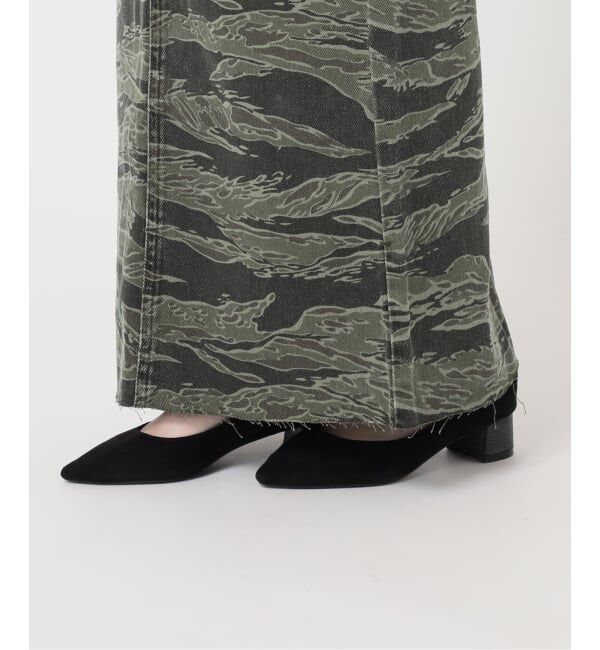 Oriens JOURNAL STANDARD「《予約》セルフカットロングカモスカート」|スカート|