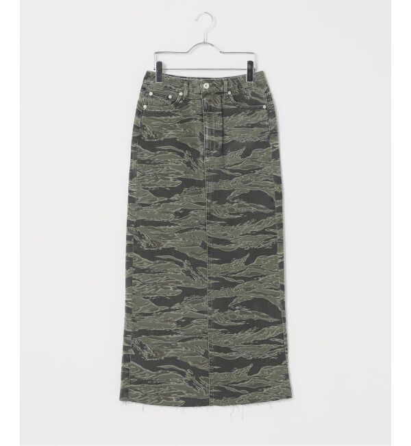 Oriens JOURNAL STANDARD「《予約》セルフカットロングカモスカート」|スカート|