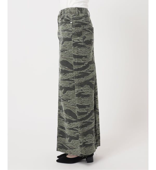 Oriens JOURNAL STANDARD「《予約》セルフカットロングカモスカート」|スカート|