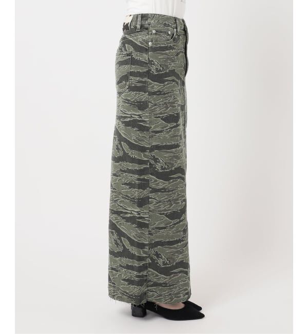 Oriens JOURNAL STANDARD「《予約》セルフカットロングカモスカート」|スカート|