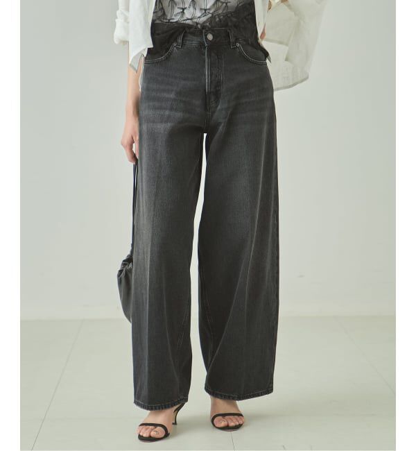 journal standard L'essage「【HAIKURE/ハイクル】BETHEANY ASIAN FIT MID BLACK デニムパンツ」|デニム|