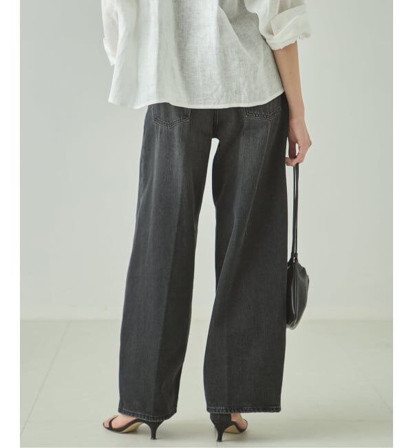 journal standard L'essage「【HAIKURE/ハイクル】BETHEANY ASIAN FIT MID BLACK デニムパンツ」|デニム|