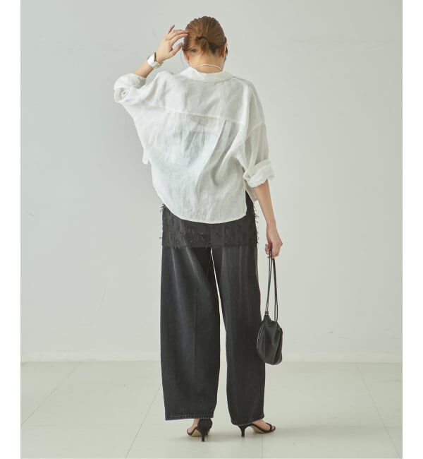 journal standard L'essage「【HAIKURE/ハイクル】BETHEANY ASIAN FIT MID BLACK デニムパンツ」|デニム|