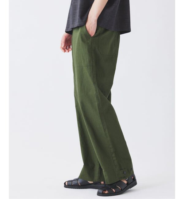 JOURNAL STANDARD relume「《予約》&rdquo;Relume&rdquo; コットン / リネン イージー ベイカーパンツ」|カーゴ|