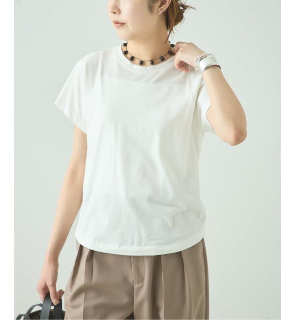 journal standard L'essage「《予約》The Loom/ザ ルーム LAYERED TEE Tシャツ TL18UO-CT03」|Tシャツ・カットソー|ホワイト
