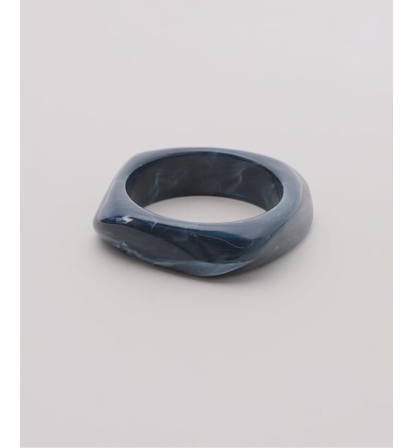 journal standard L'essage「《予約》CRYSTAL HAZE/クリスタル ヘイズ Jelly Bangle Navy バングル」|ブレスレット・バングル|