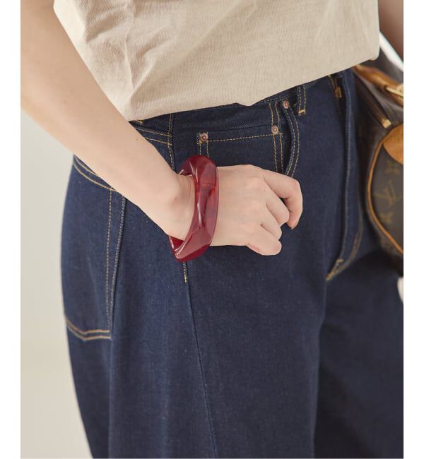 journal standard L'essage「《予約》CRYSTAL HAZE/クリスタル ヘイズ Jelly Bangle Tortoise 2 バングル」|ブレスレット・バングル|