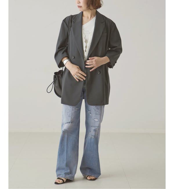 journal standard L'essage「HAIKURE/ハイクル WINNY BROKEN CELESTIAL デニムパンツ」|デニム|