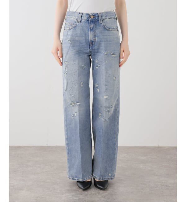 journal standard L'essage「HAIKURE/ハイクル WINNY BROKEN CELESTIAL デニムパンツ」|デニム|