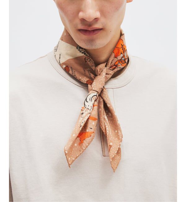 JOURNAL STANDARD「《予約》BINDU / ビンドゥー 別注 64 &times; 64 スカーフ」|バンダナ・スカーフ|