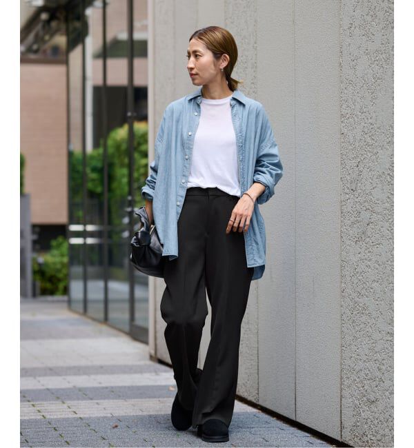 FRAMeWORK「≪追加≫セミフレアパンツ2」|スラックス|