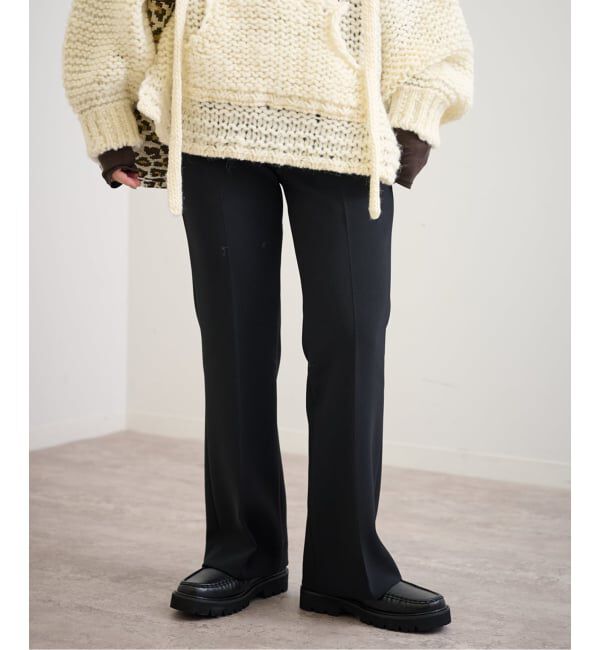 FRAMeWORK「≪追加≫セミフレアパンツ2」|スラックス|