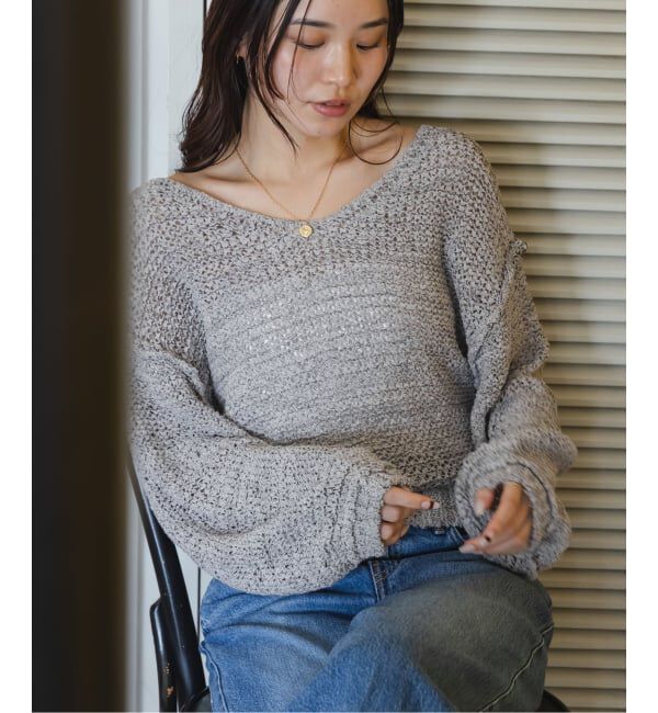 NOBLE「ELODIE ローゲージ ニット」|ニット・セーター|