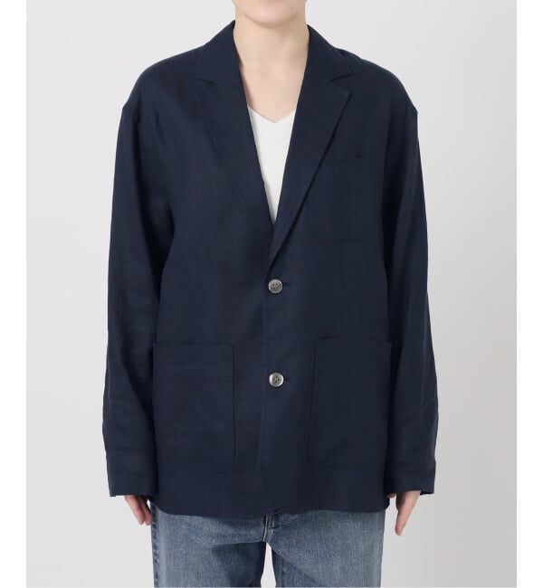 FRAMeWORK「ソフトリネンライトジャケット」|テーラードジャケット|