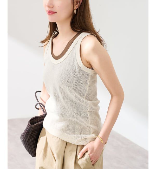 FRAMeWORK「≪追加≫メッシュタンクトップ」|タンクトップ|