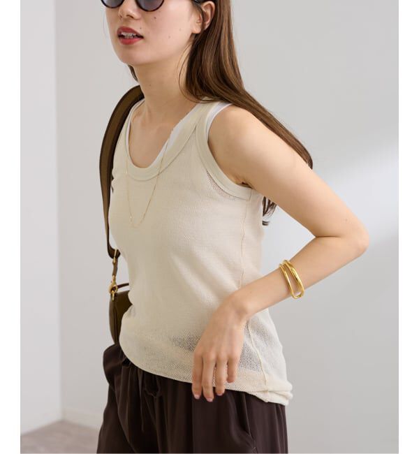 FRAMeWORK「≪追加≫メッシュタンクトップ」|タンクトップ|