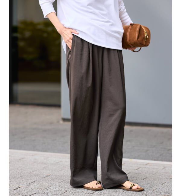 FRAMeWORK「≪新色 / 追加≫ポリエステルツイルリラックスパンツ」|その他|