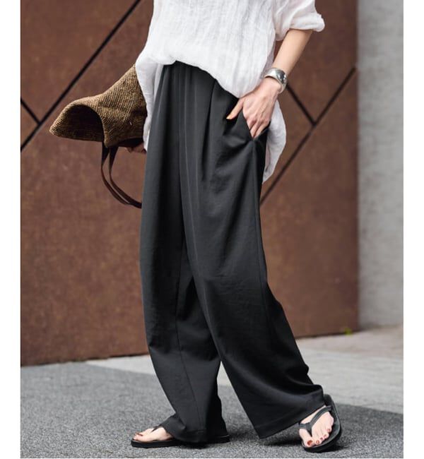 FRAMeWORK「≪新色 / 追加≫ポリエステルツイルリラックスパンツ」|その他|